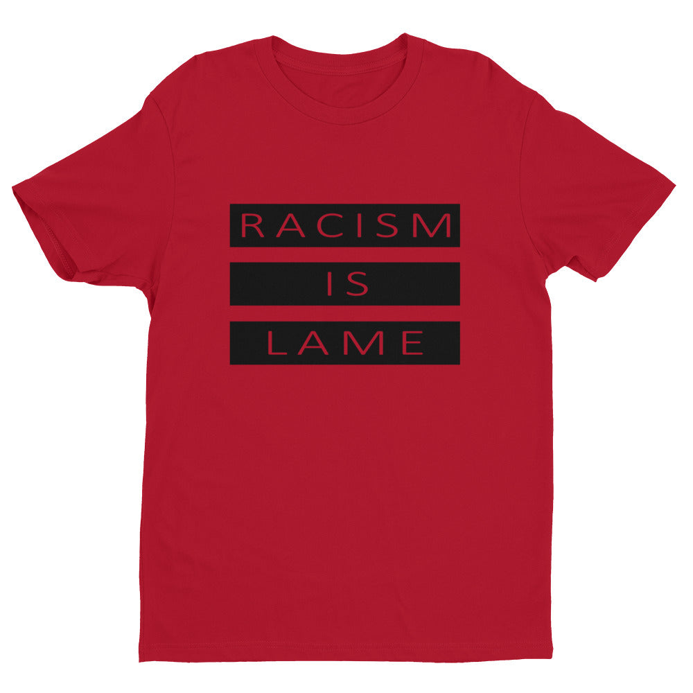 Racism Is Lame Classic Logo Tee (Red/Black)