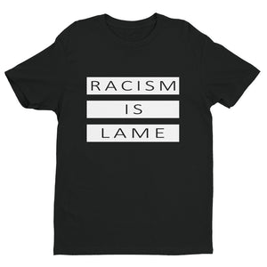 Racism Is Lame Classic Logo Tee (Black/White)